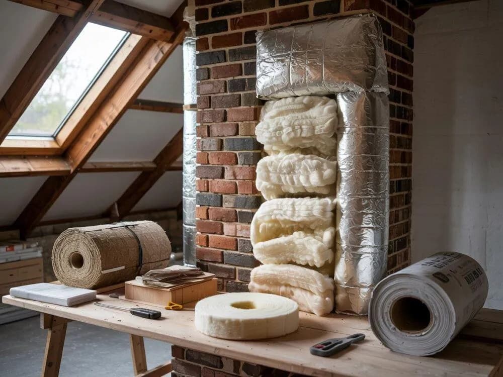 Jak skutecznie ocieplić komin na strychu i uniknąć problemów z wilgocią